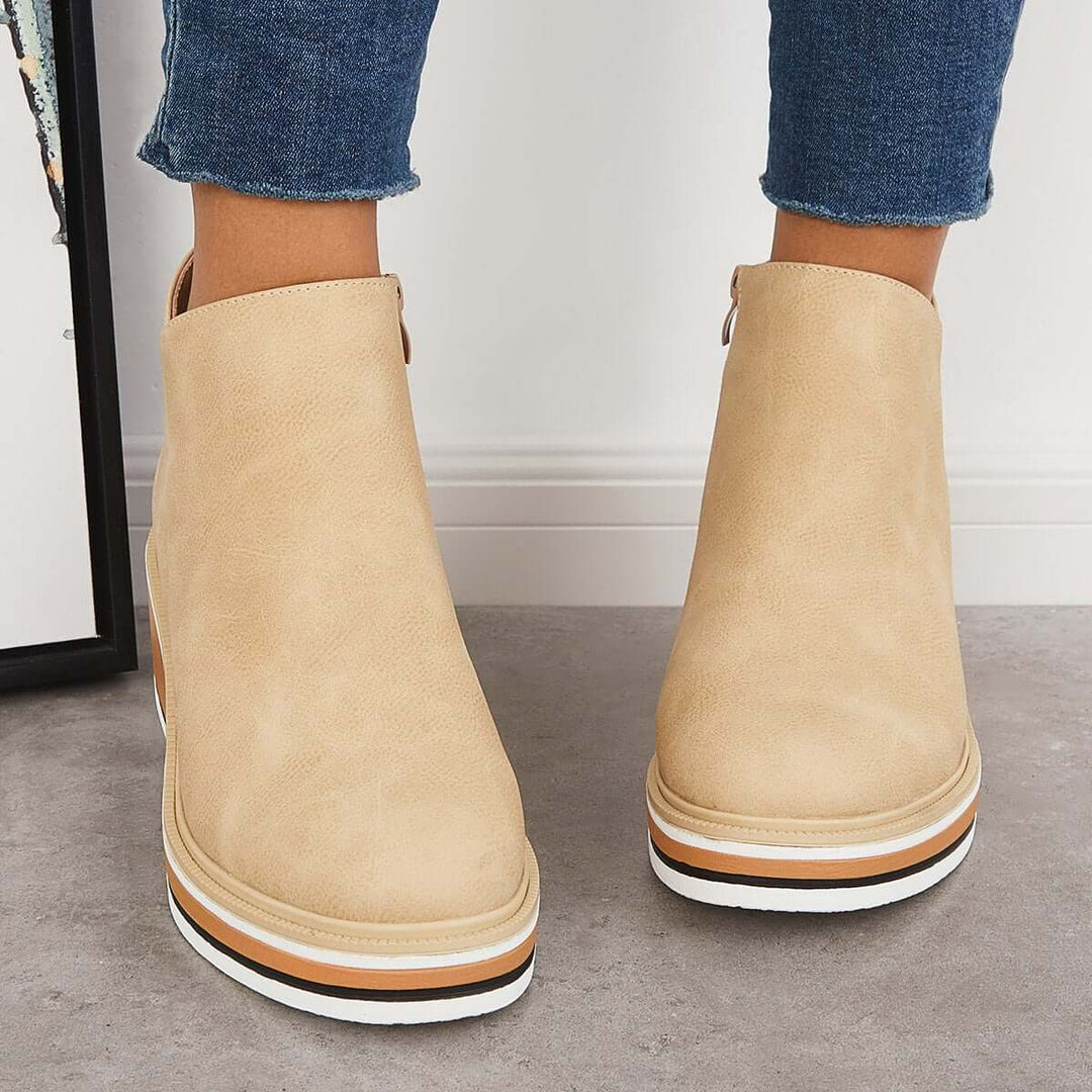 Eva | Trendy Platform Boots