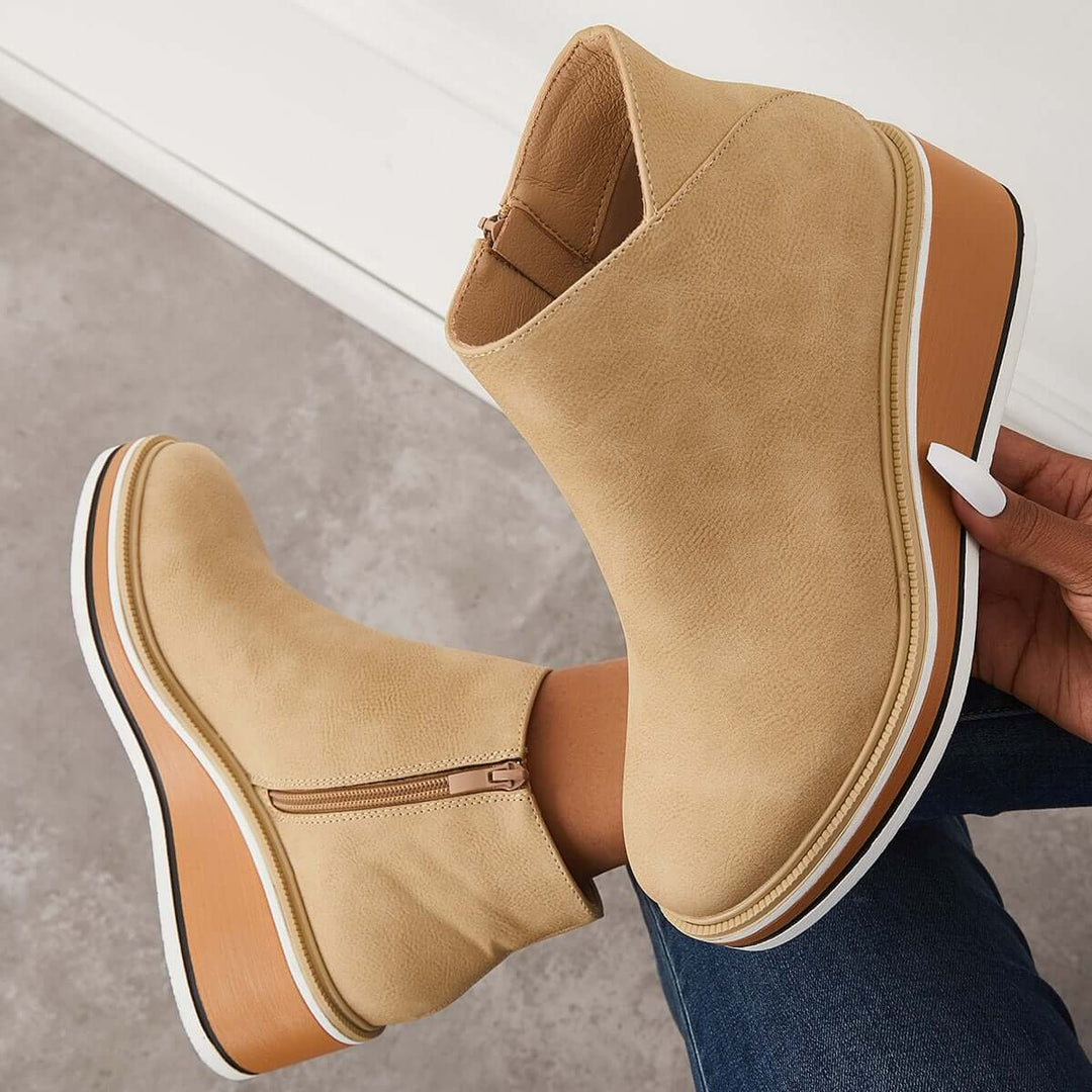 Eva | Trendy Platform Boots