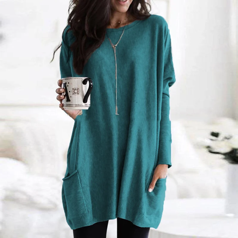 Women’s Oversized Longline Tunic Sweater