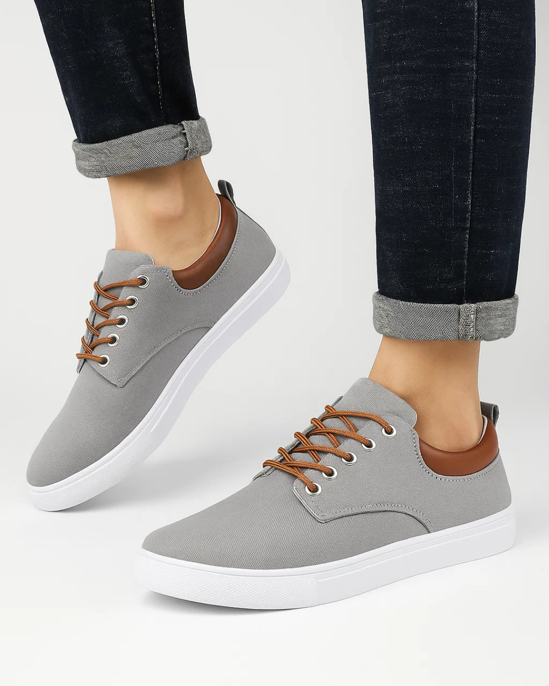 Men's Casual White Sole Sneakers