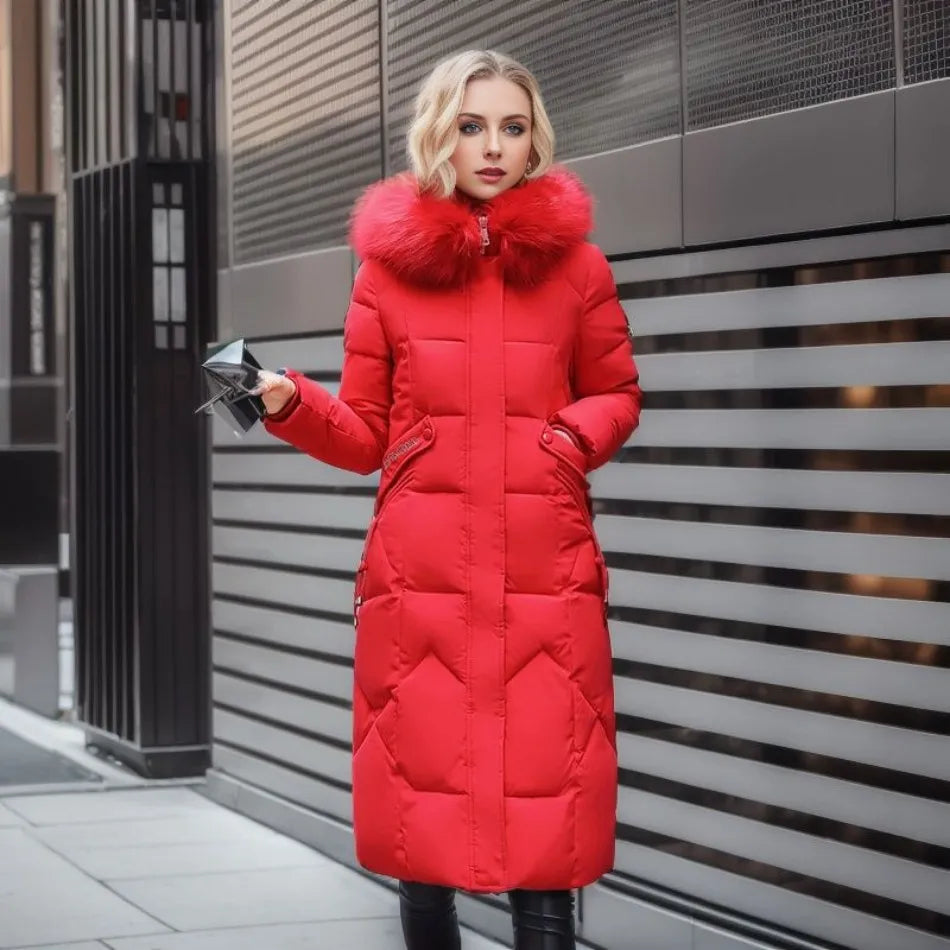 Holly | Women’s Hooded Quilted Winter Puffer Coat