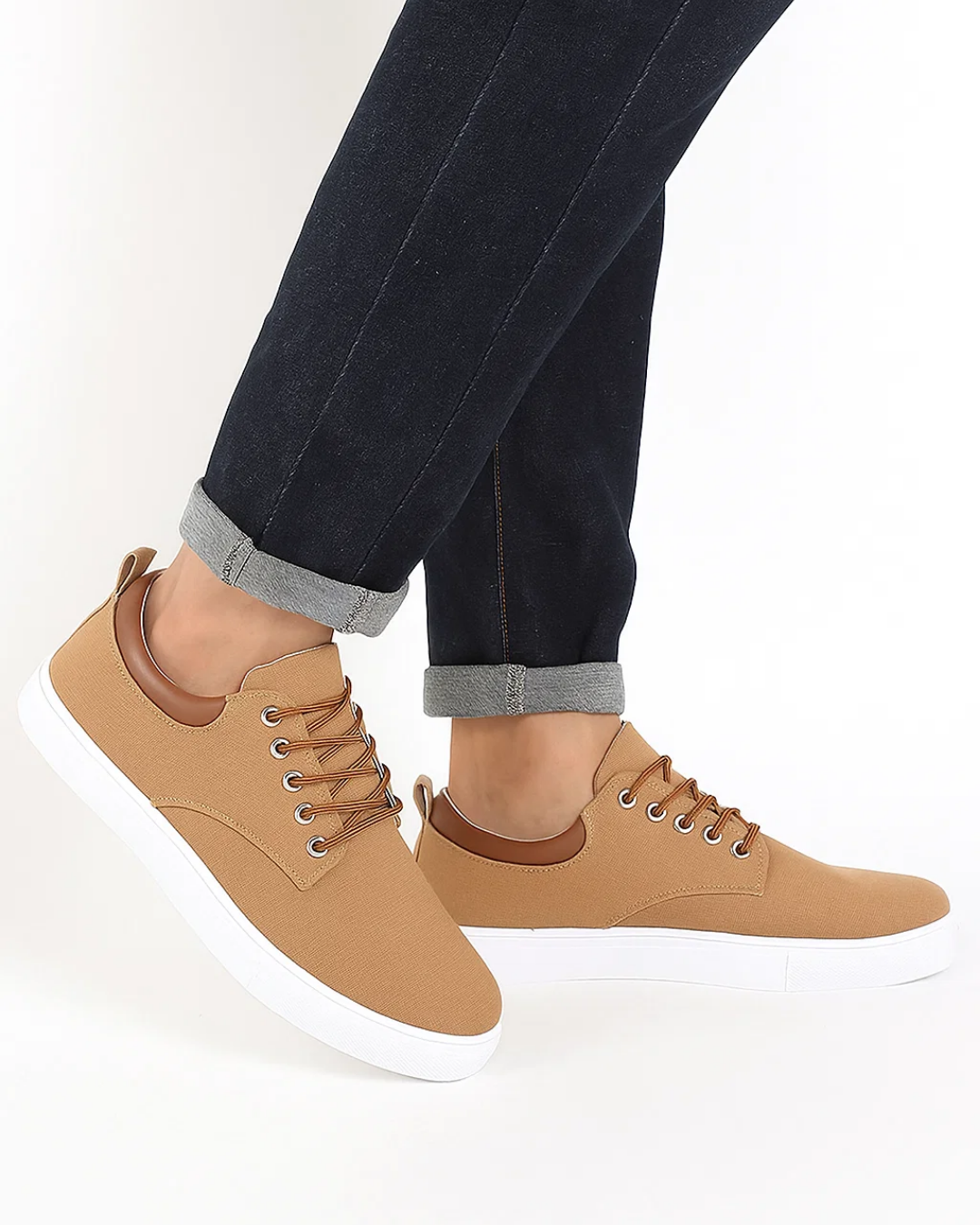Men's Casual White Sole Sneakers