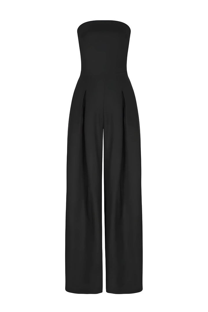 Eleanor - Strapless Wide-Leg Jumpsuit