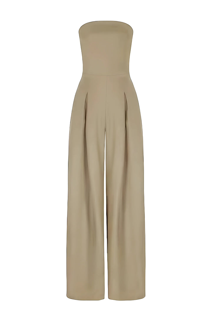 Eleanor - Strapless Wide-Leg Jumpsuit