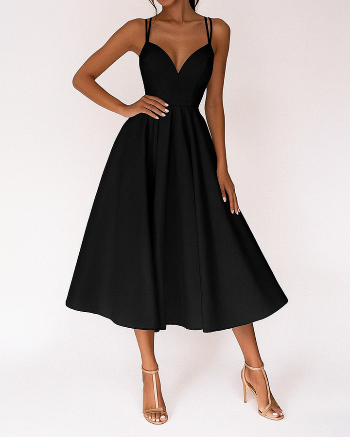 Women's Formal V Neck Party Dress