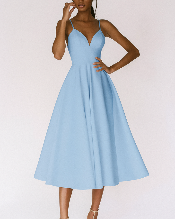 Women's Formal V Neck Party Dress