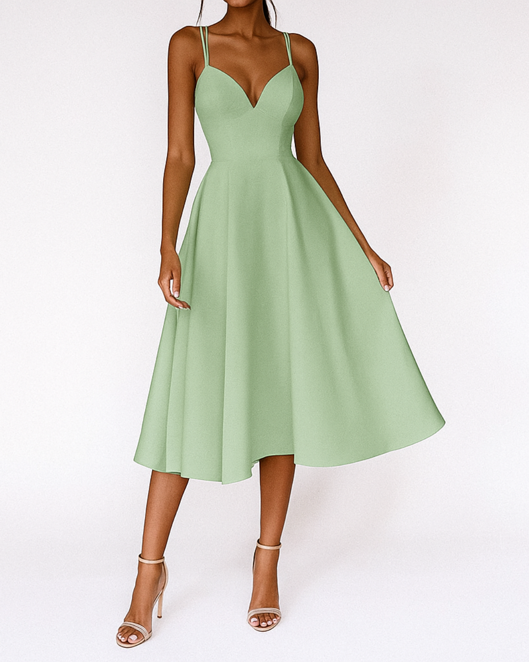 Women's Formal V Neck Party Dress