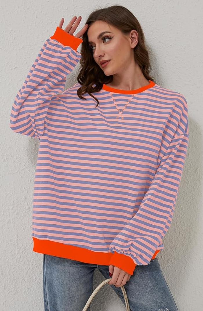 Mara | Striped Oversized Sweater