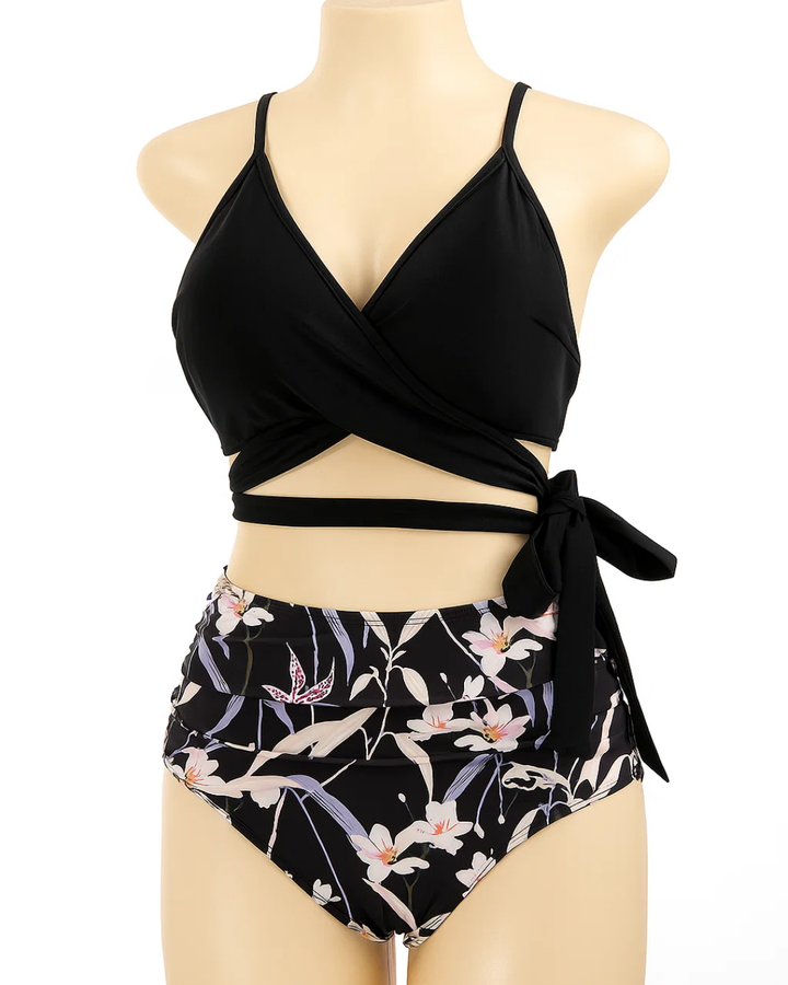 Women's High Waisted Two-Piece Swimwear