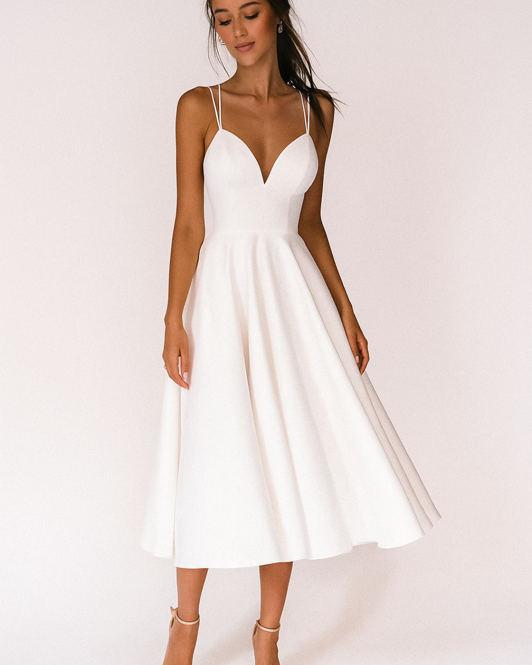 Women's Formal V Neck Party Dress