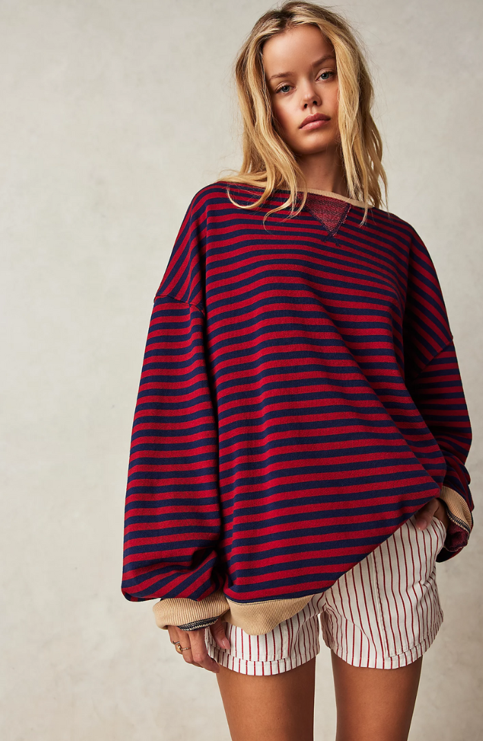 Mara | Striped Oversized Sweater