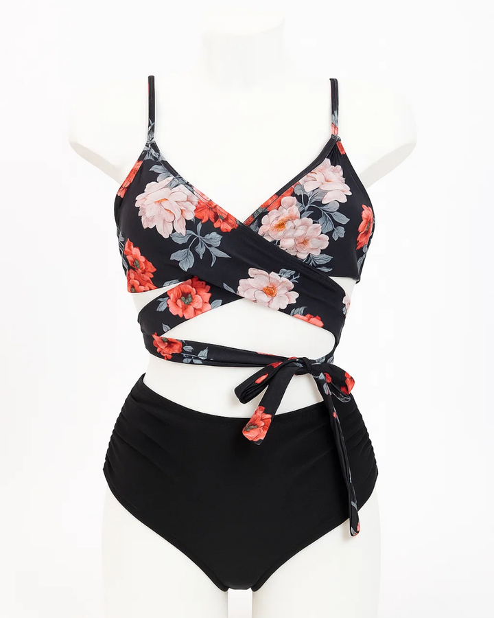 Women's High Waisted Two-Piece Swimwear