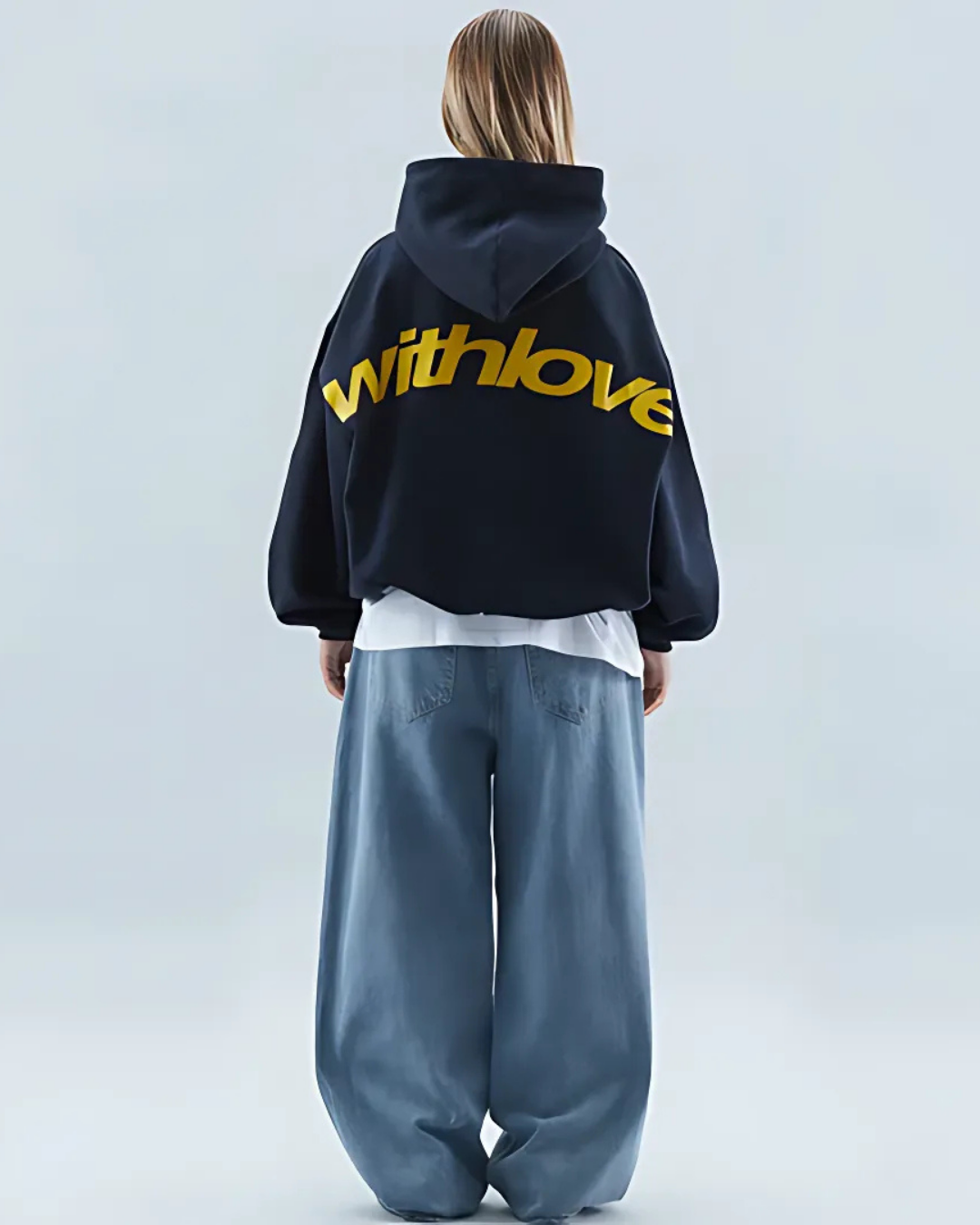 Women's Oversized Casual Hoodie with Print