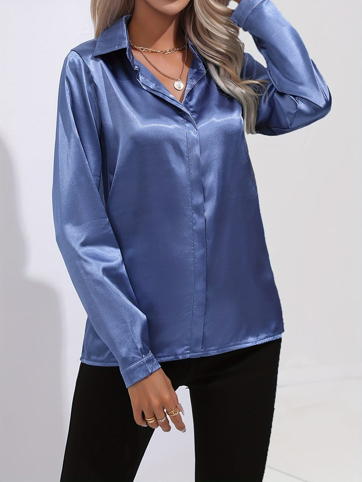 Diana | Elegant Satin Blouse