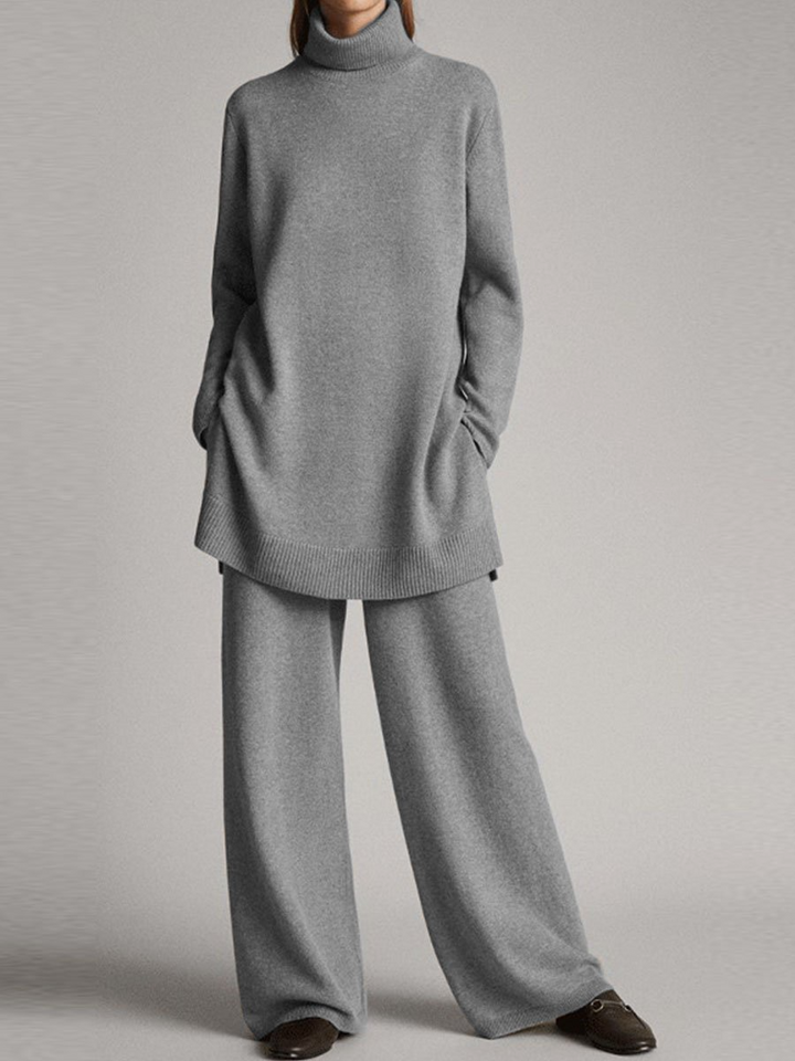 Charlotte | Women’s High Neck Top and Pants Lounge Set