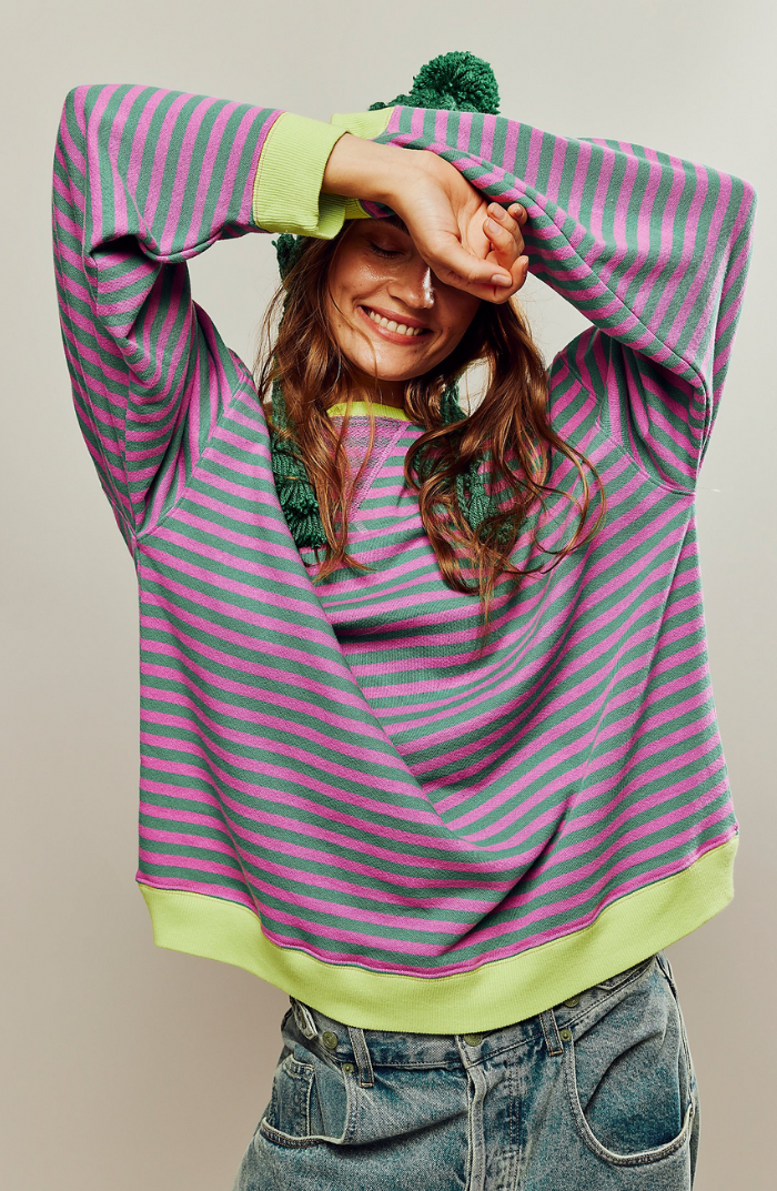 Mara | Striped Oversized Sweater