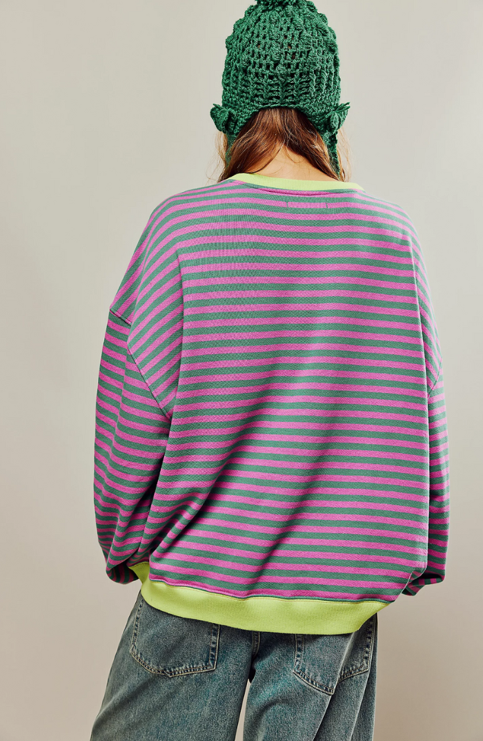 Mara | Striped Oversized Sweater