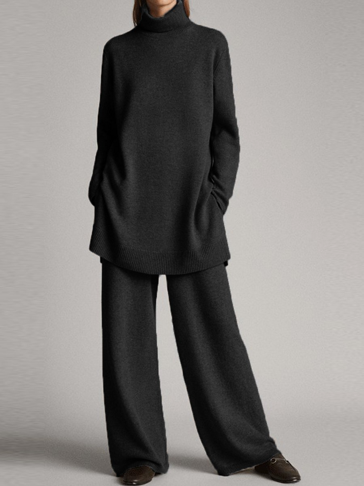 Charlotte | Women’s High Neck Top and Pants Lounge Set