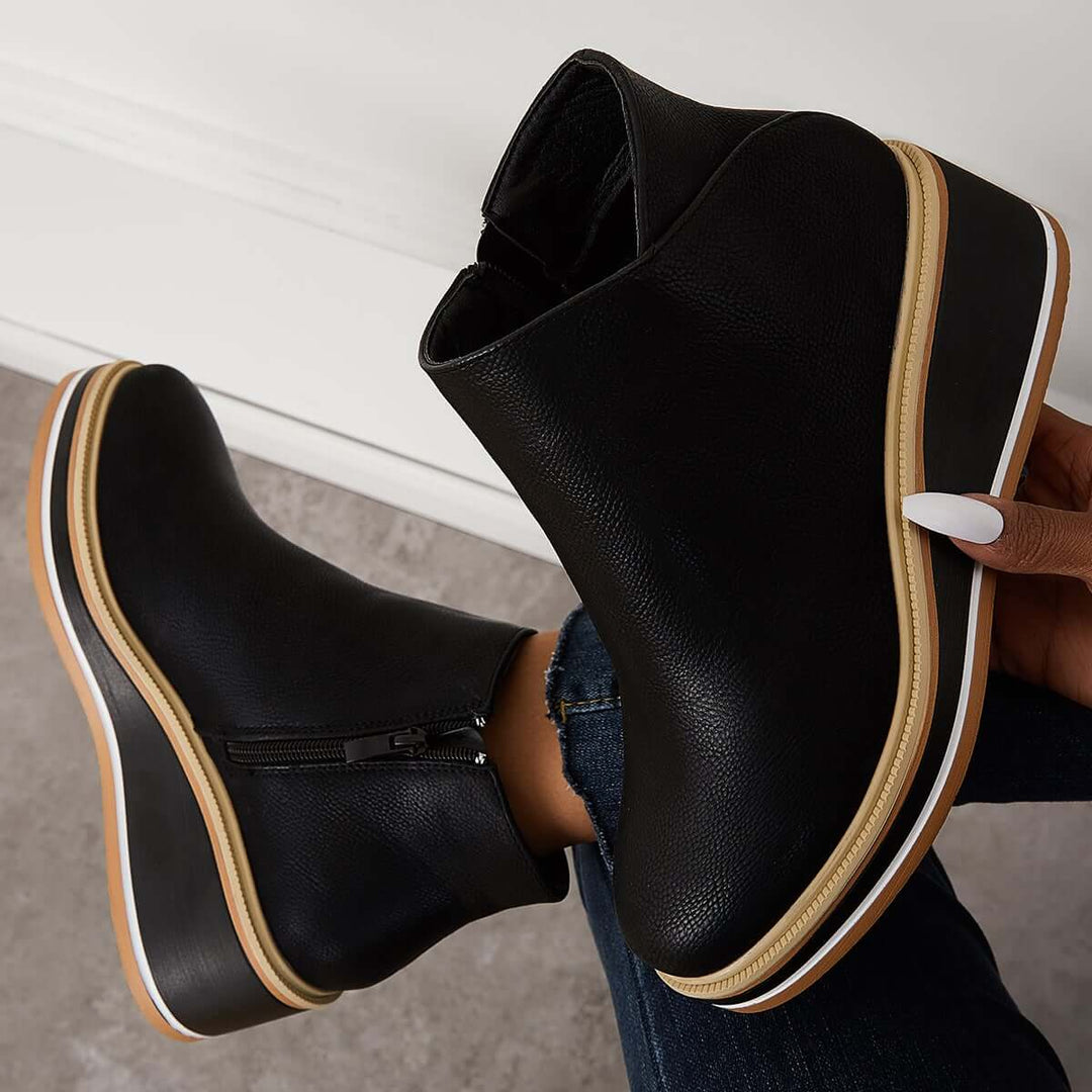 Eva | Trendy Platform Boots