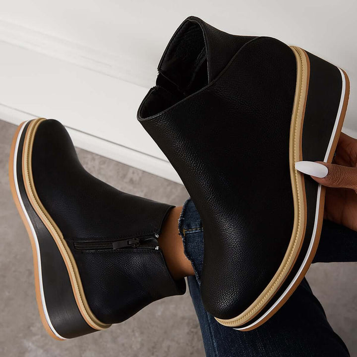 Eva | Trendy Platform Boots