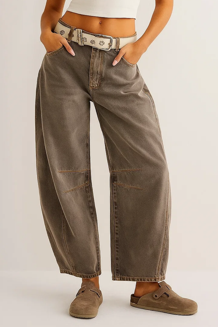 Women's Wide Leg Jeans Relaxed Fit High Waist Style