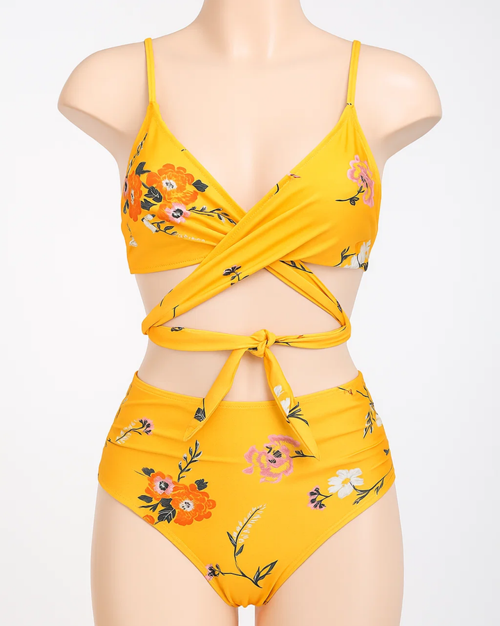 Women's High Waisted Two-Piece Swimwear