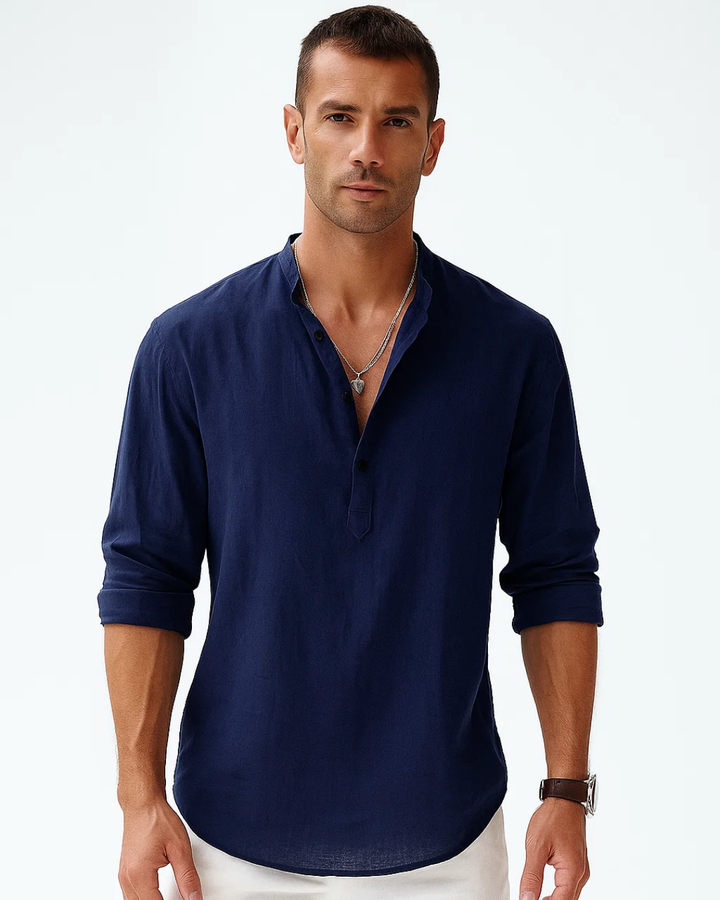 Men's Casual Summer Long Sleeve Shirt