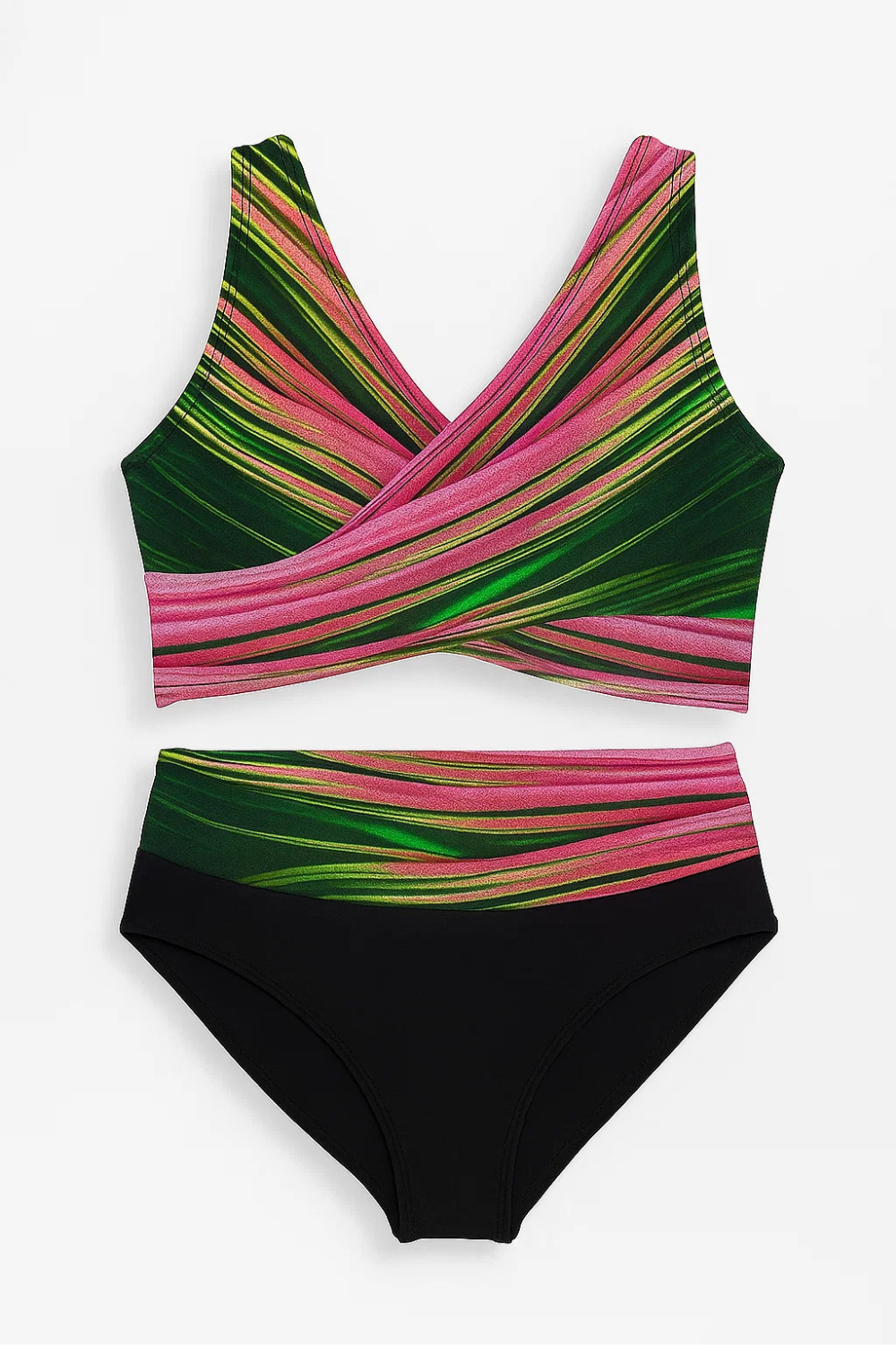 Two-piece Bikini with Shaping Design for Women