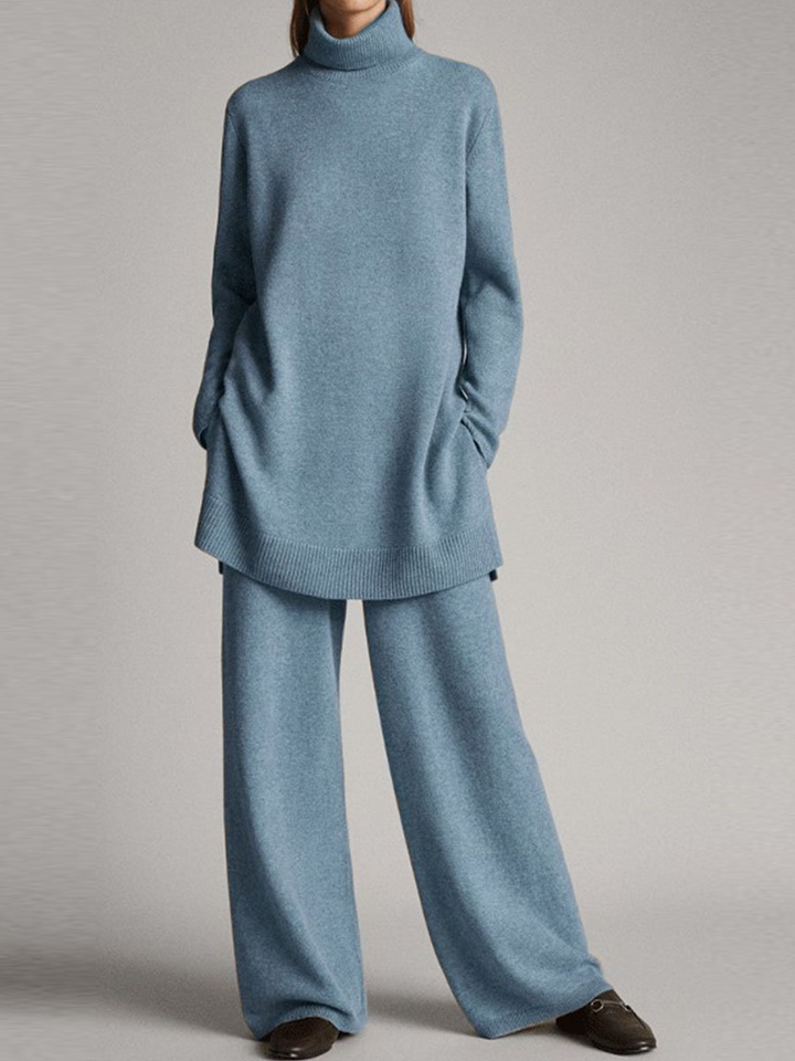 Charlotte | Women’s High Neck Top and Pants Lounge Set