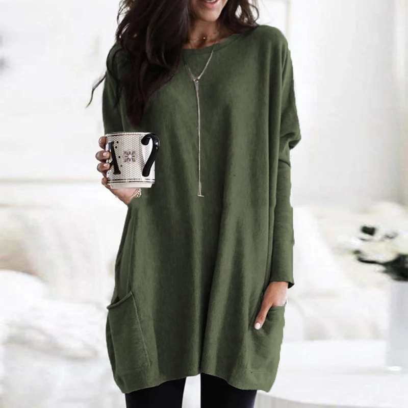 Women’s Oversized Longline Tunic Sweater