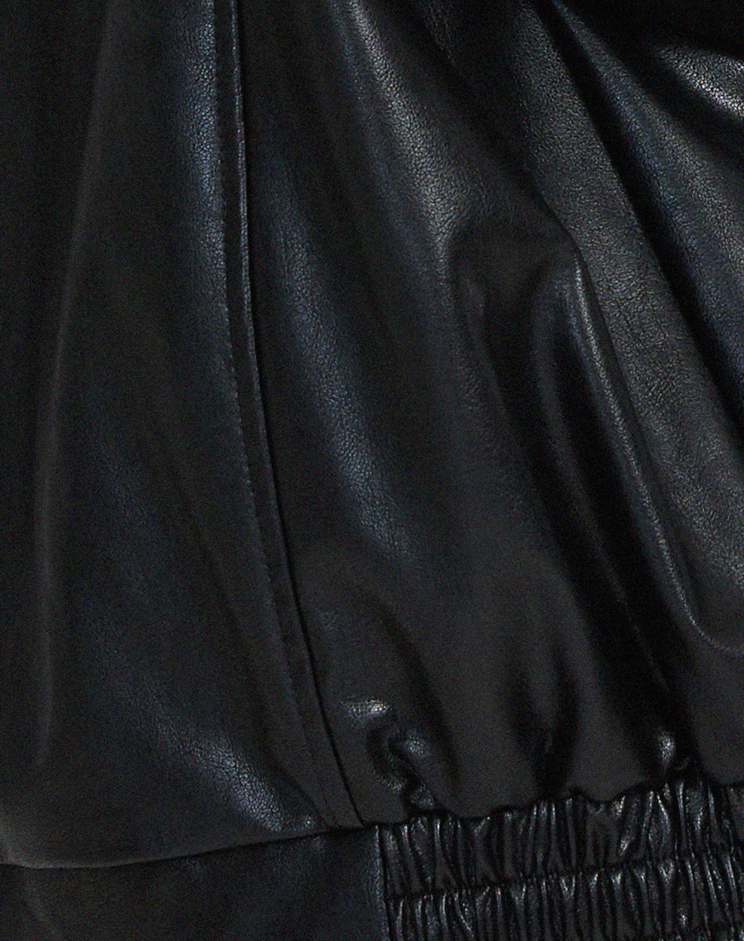 Liza | Loose Leather Jacket