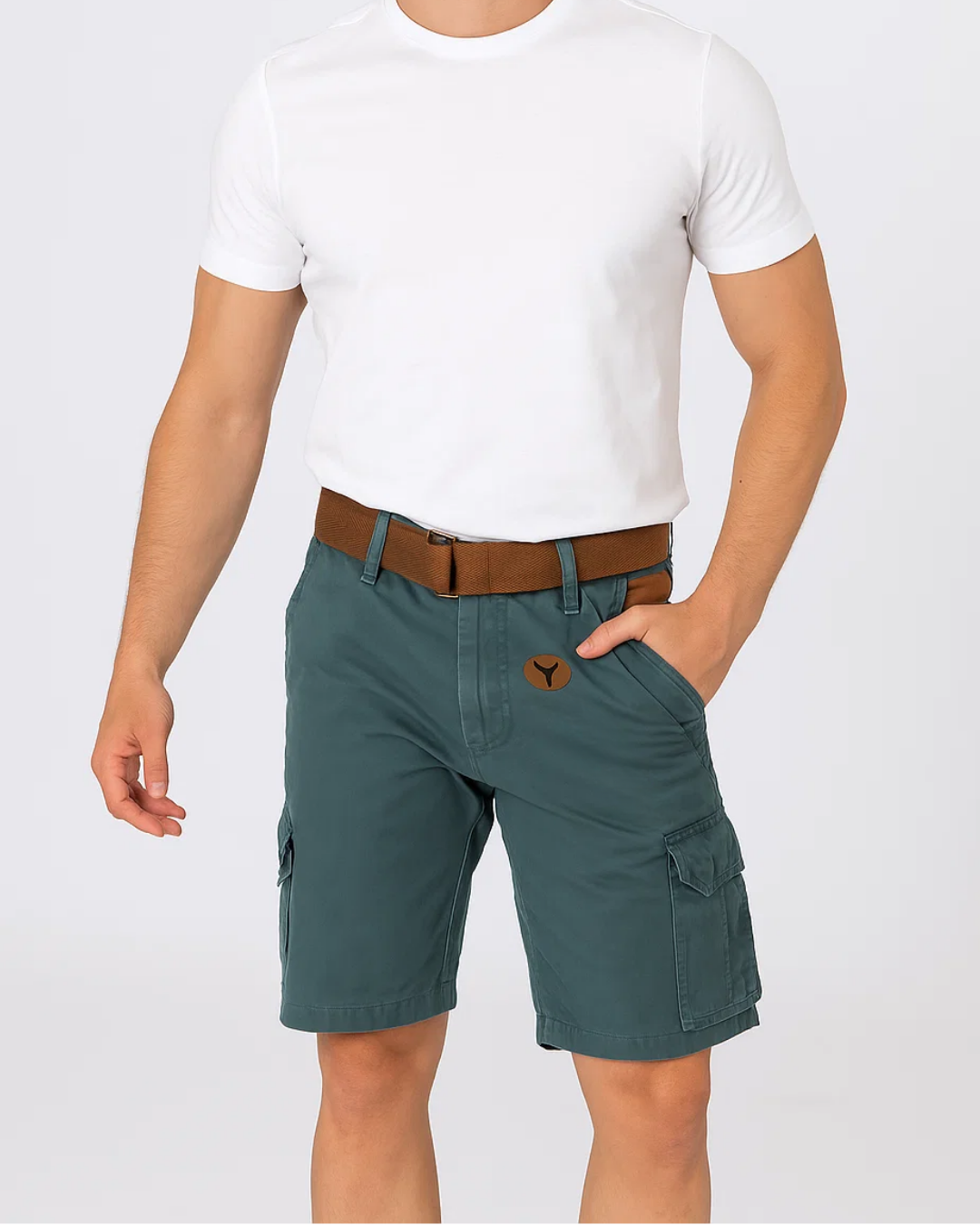 Men's Casual Cargo Shorts With Pockets