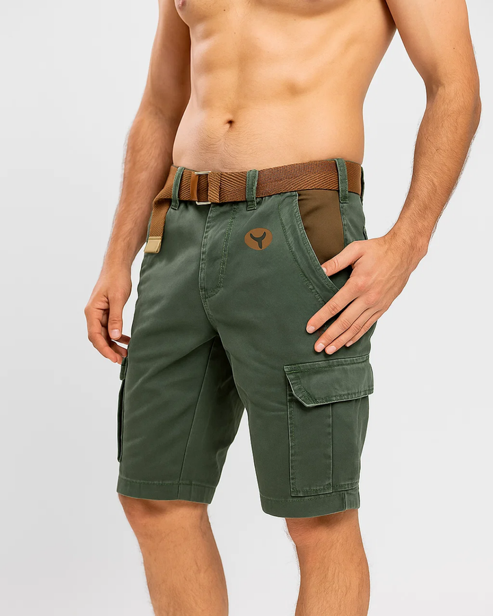 Men's Casual Cargo Shorts With Pockets