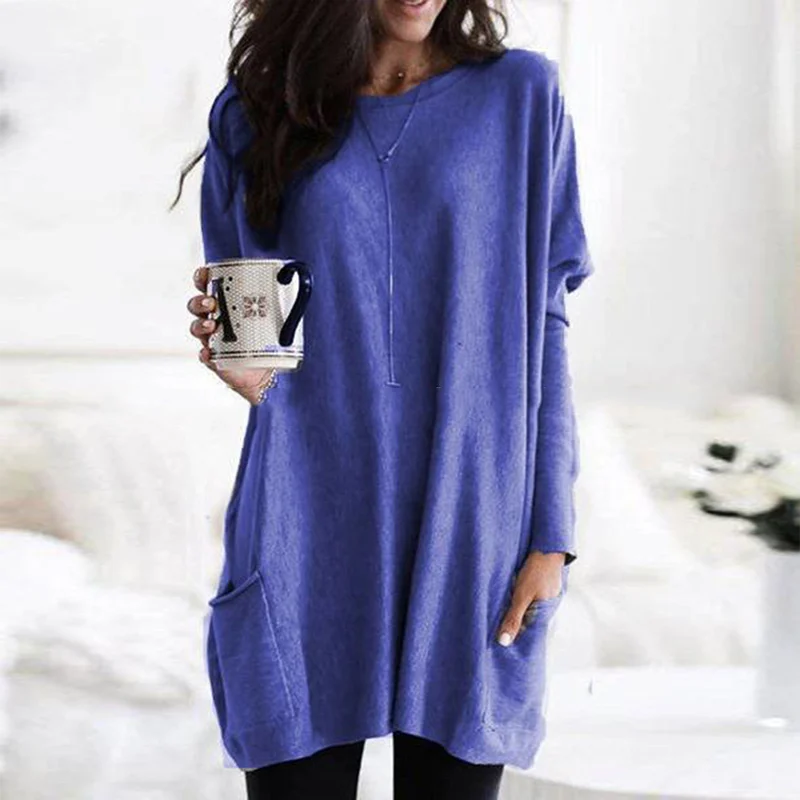 Women’s Oversized Longline Tunic Sweater