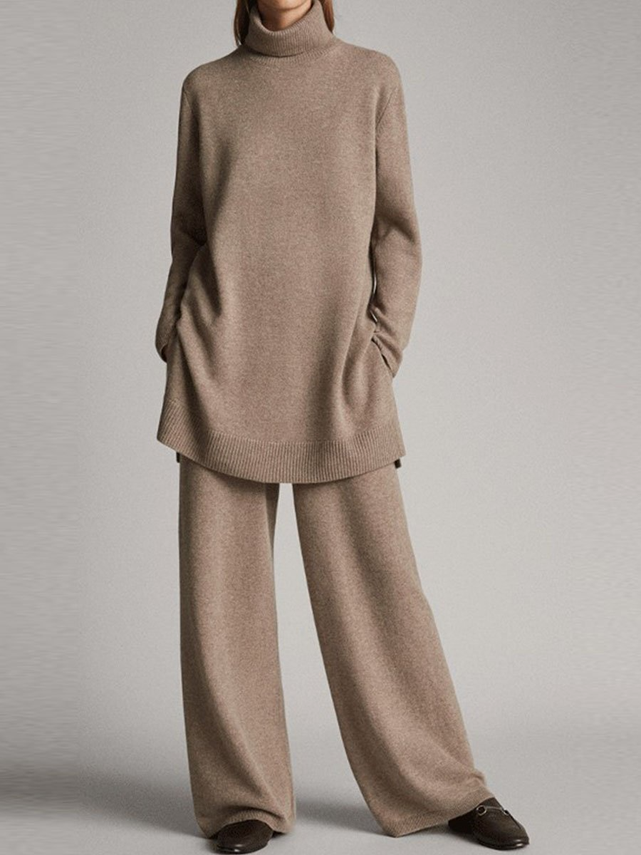 Charlotte | Women’s High Neck Top and Pants Lounge Set