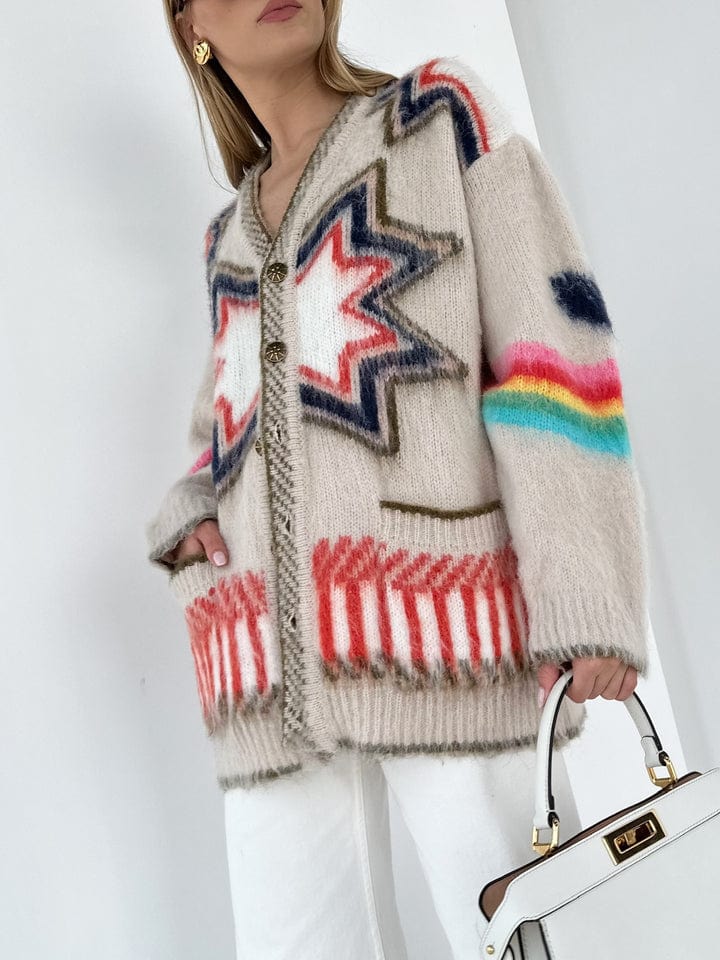 Tiffany | Printed Cardigan