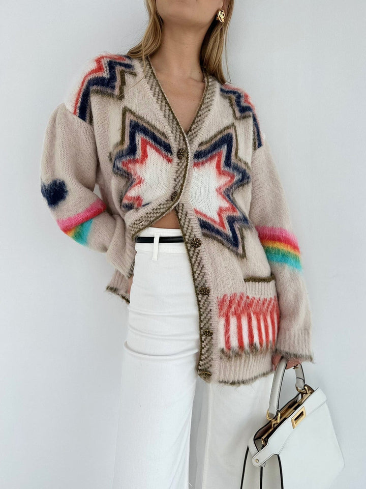 Tiffany | Printed Cardigan