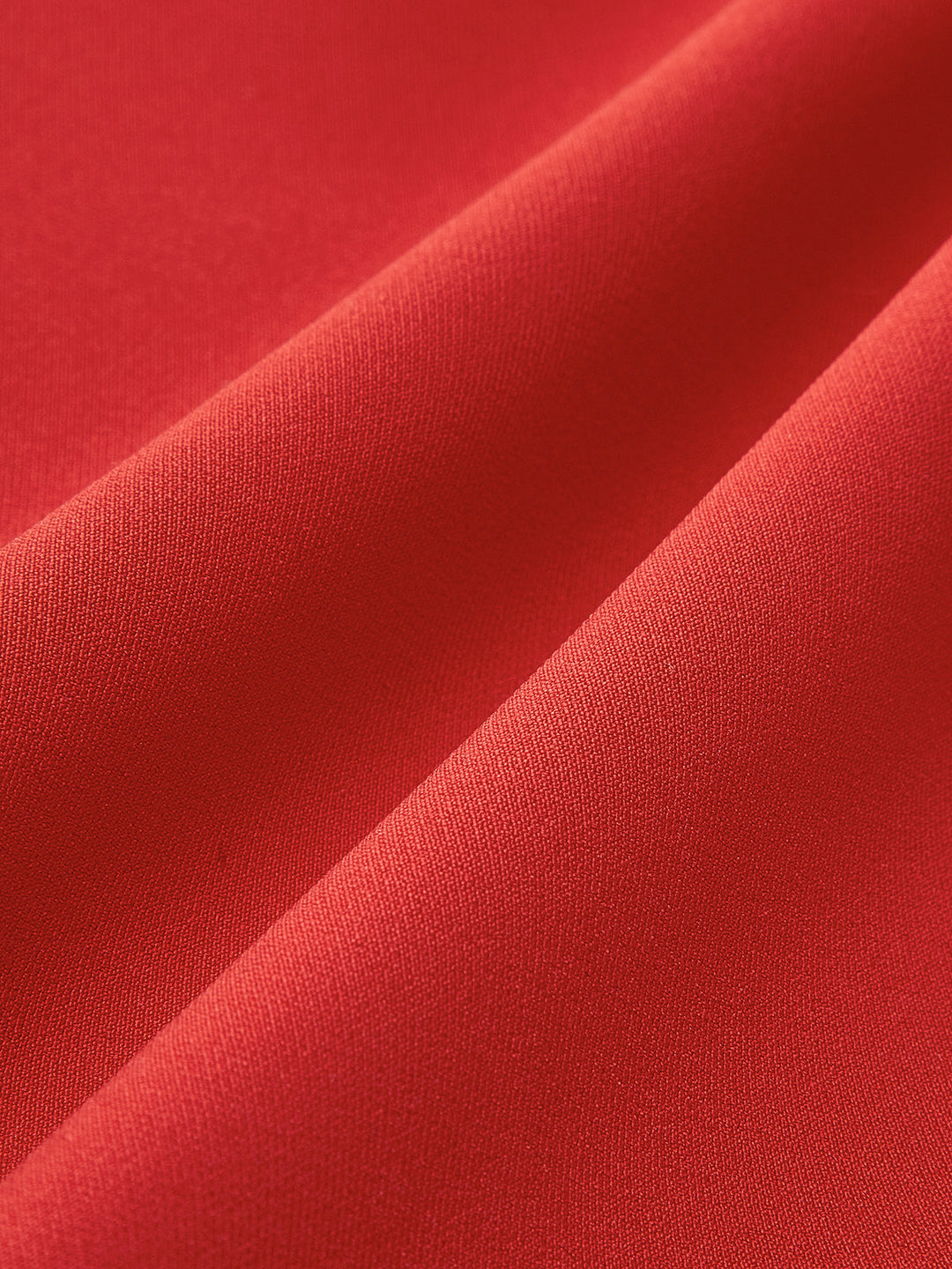 Red Long Sleeve Christmas Mini Dress – Elegant Mock Neck Party Dress