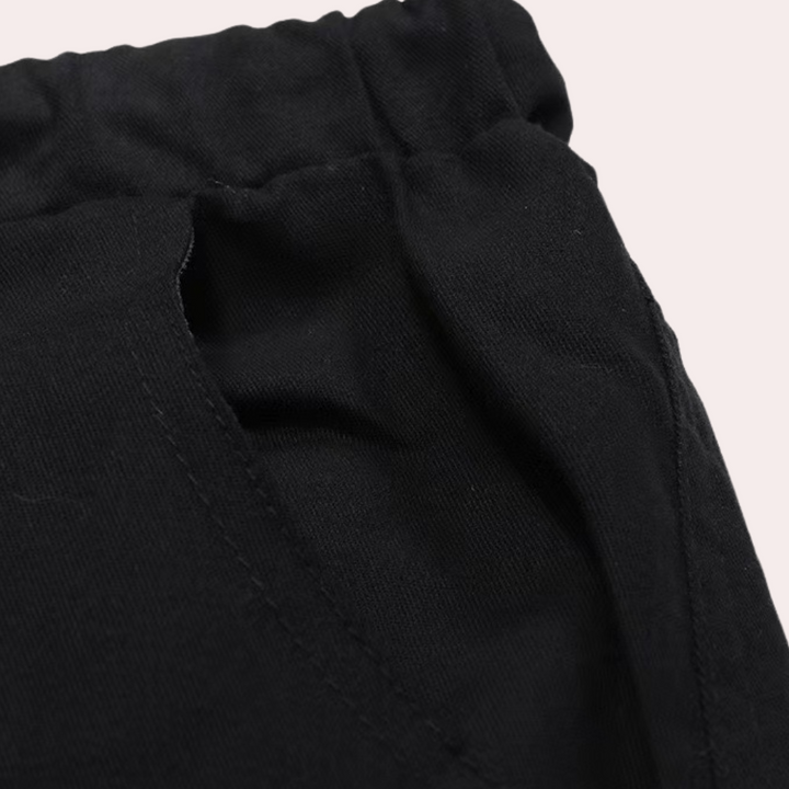 Men's Casual Cargo Trousers with Adjustable Drawstring