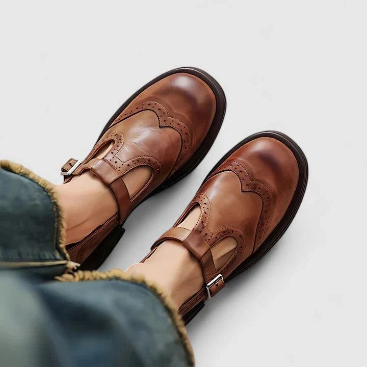 Emily | Women's Chic T-Strap Supportive Boots