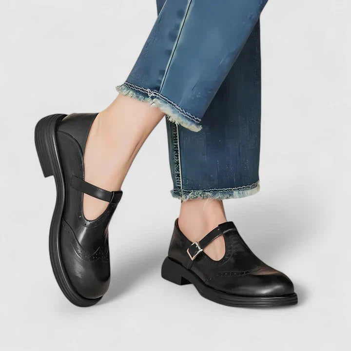 Emily | Women's Chic T-Strap Supportive Boots