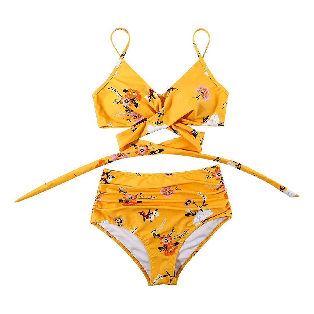 Women's High Waisted Two-Piece Swimwear