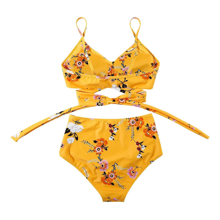 Women's High Waisted Two-Piece Swimwear
