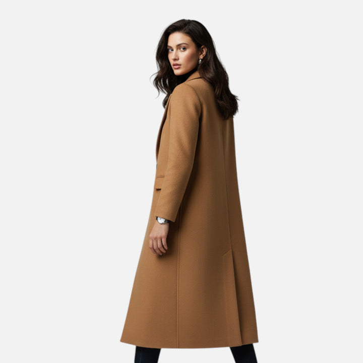 Women’s Winter Overcoat – Lapel Collar Elegance