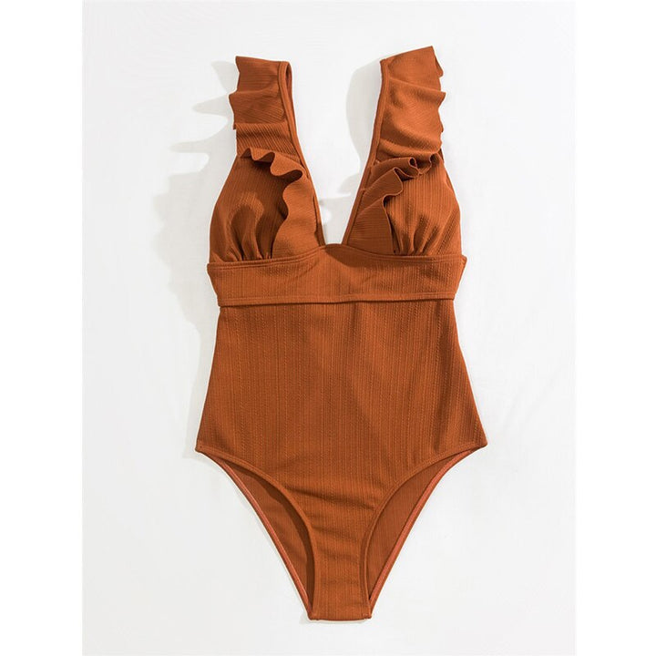 Women's One-Piece Ruffle Swimwear