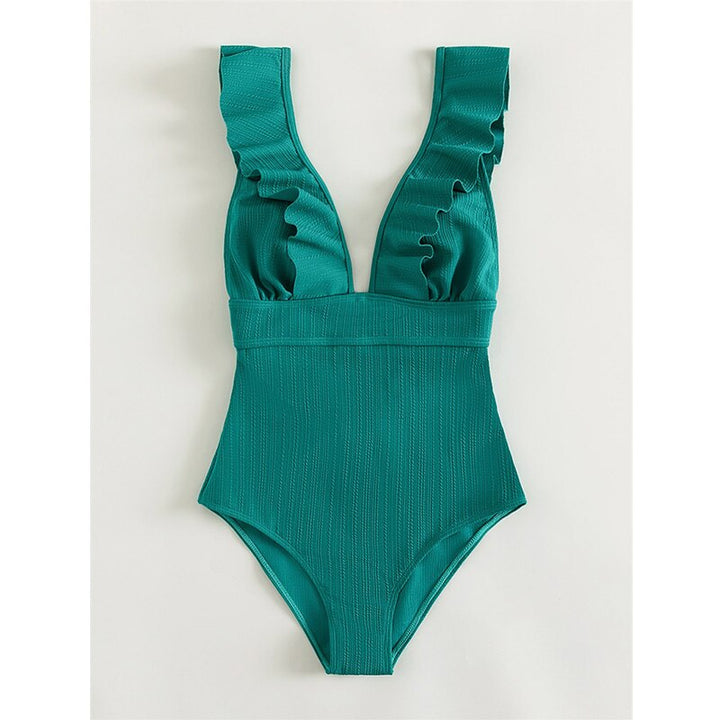 Women's One-Piece Ruffle Swimwear