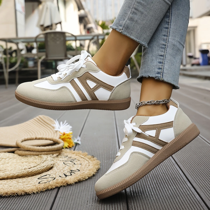 Women’s Comfortable Fashion Trainers – Lightweight Casual Walking Shoes