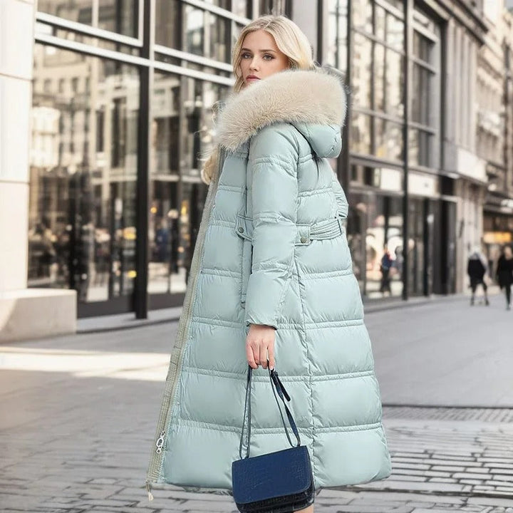 Isabelle | Women’s Long High-Collar Winter Puffer Coat