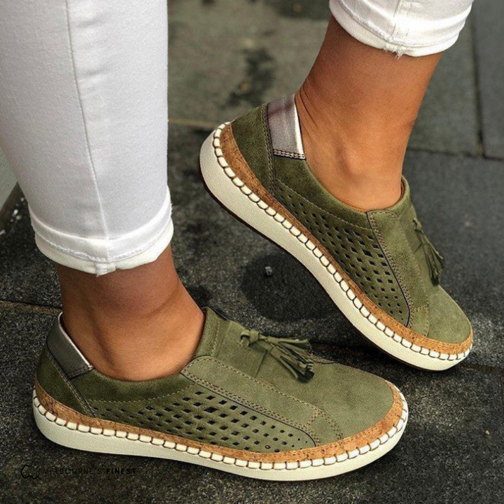 Women’s Comfortable Slip-On Shoes – Lightweight Casual Walking Flats