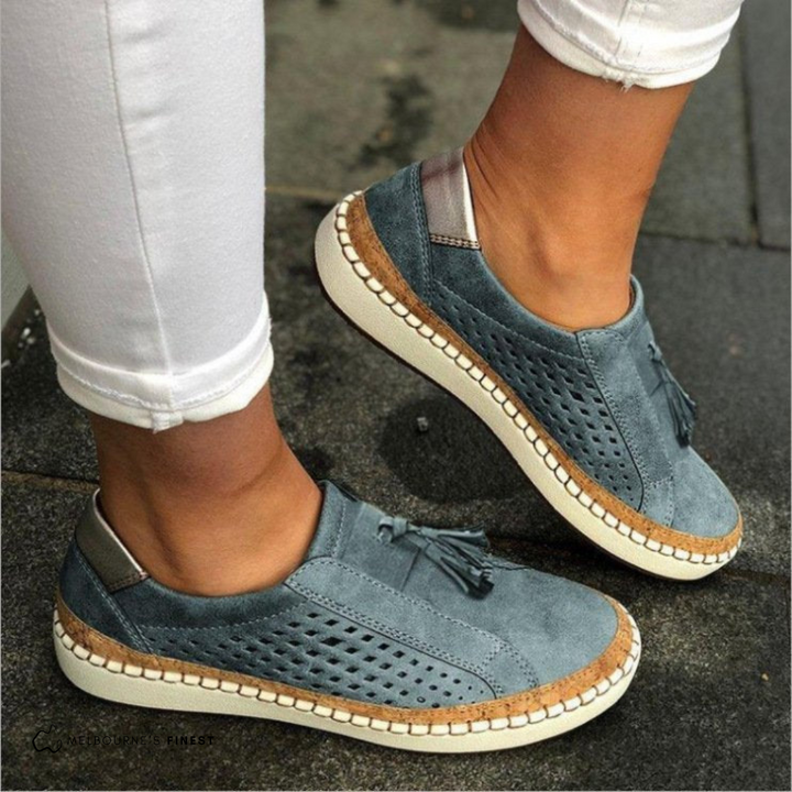 Women’s Comfortable Slip-On Shoes – Lightweight Casual Walking Flats